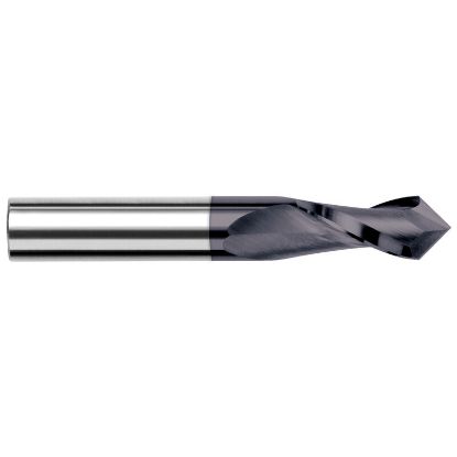 Picture of HARVEY Tool 72320-C3 5/16 DIA x 90 Carbide D/M - 2 FL, AlTiNDrill /Mill Carbide AlTiN Single End Drill Point