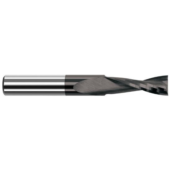 Picture of HARVEY Tool 49847-C4 3/64 DIA x 1/4 LOC PLAS, 2 FL, DIAMOND End Mill Standard Flute Standard Helix Carbide Diamond Single End Ball Nose