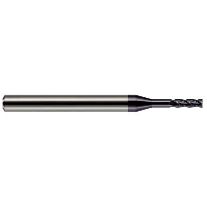Picture of HARVEY Tool 76278-C3 .078 DIA Carbide Long RCH EM-2 FL, AlTiN End Mill Standard Flute Standard Helix Carbide AlTiN Single End Square Sharp