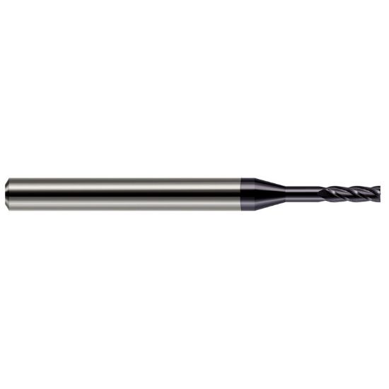 Picture of HARVEY Tool 76495-C3 .095 DIA Carbide LG RCH EM-4 FL AlTiN End Mill Standard Flute Standard Helix Carbide AlTiN Single End Square Sharp