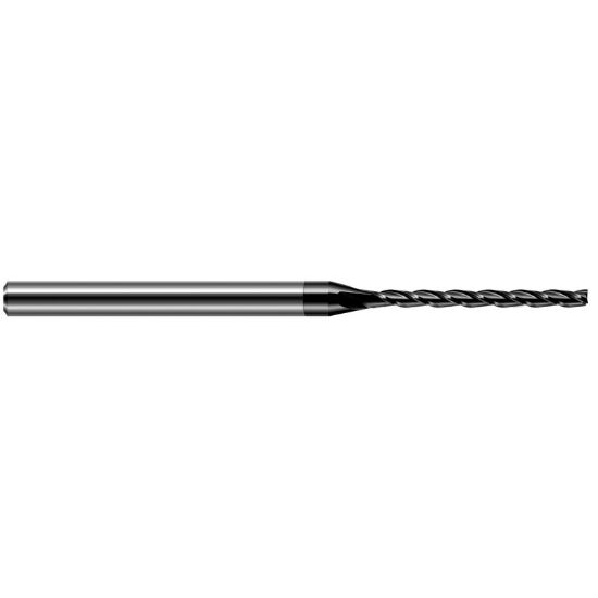 Picture of HARVEY Tool 34931-C4 .031 DIA Carbide 12x Long Flute EM, DIAMOND End Mill Standard Flute Standard Helix Carbide Diamond Single End Square Sharp