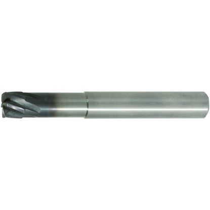 Picture of HANITA/WIDIA TM7FN710004 DIA 3/8 SH 0.3750 LOC 0.0123 OAL 3.50 End Mill Carbide AlTiN Single End High Feed0.0230 0.58MM Vision Plus X-Feed