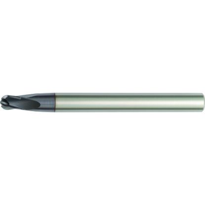 Picture of HANITA/WIDIA TM7S5F05002 DIA 3/16 SH 0.1875 LOC 0.1875 OAL 3.00 End Mill Standard Flute High Helix Carbide AlTiN Single End Ball Nose Vision Plus