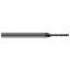 Picture of HARVEY Tool 895762-C3 .062 BALL Carbide 4x Long Flute EM, AlTiN End Mill Standard Flute Standard Helix Carbide AlTiN Single End Square Sharp