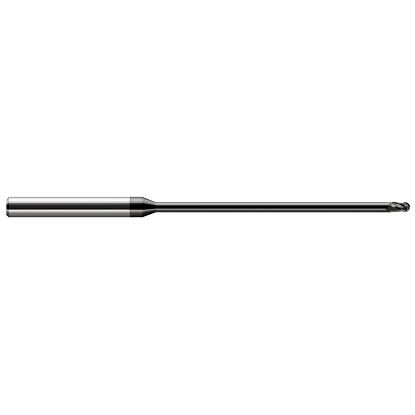 Picture of HARVEY Tool 40131-C4 .031 DIA BALL STB FL 25x RCH EM, DIAMOND End Mill Standard Flute Standard Helix Carbide Diamond Single End Ball Nose