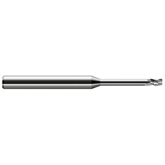 Picture of HARVEY Tool 41812 .187 DIA x .010 R STB FL 8x RCH EM End Mill Standard Flute Standard Helix Carbide Uncoated Single End Corner Radius 0.0100 0.25MM