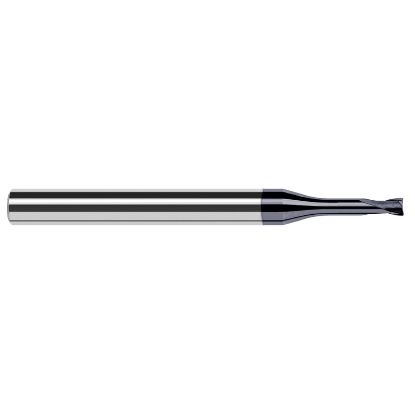 Picture of HARVEY Tool 951415-C6 .015 DIA CRAD HARD Mill, 1.5x RCH, 4 FL End Mill Standard Flute Standard Helix Carbide AlTiN Single End Corner Radius