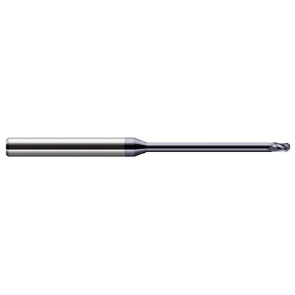 Picture of HARVEY Tool 49215-C3 .015 BALL Carbide STB FL 15x RCH EM, AlTiN End Mill Standard Flute Standard Helix Carbide AlTiN Single End Ball Nose