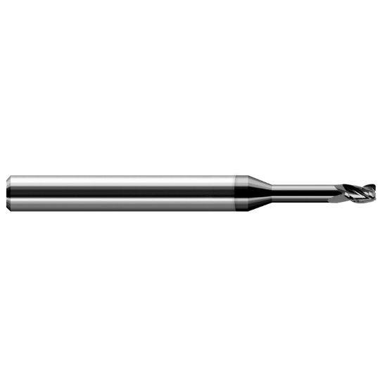 Picture of HARVEY Tool 42808-C4 .125 D x .015 R STB FL 5x RCH EM, DMND End Mill Standard Flute Standard Helix Carbide Diamond Single End Corner Radius 0.0150 0.38MM
