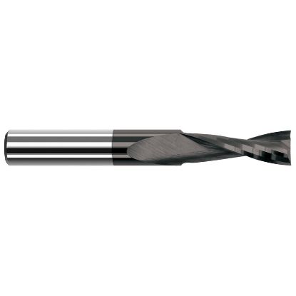 Picture of HARVEY Tool 49862-C4 1/16 DIA x 5/16 LOC PLAS, 2 FL, DIAMOND End Mill Standard Flute Standard Helix Carbide Diamond Single End Ball Nose