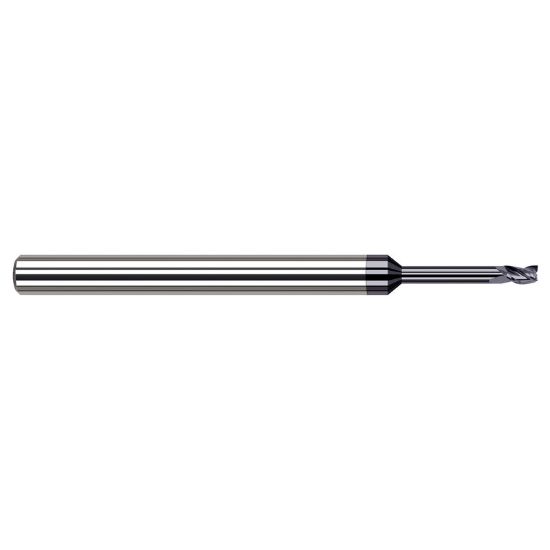 Picture of HARVEY Tool 934900-C3 .100 DIA Carbide STB FL 7x RCH EM, AlTiN End Mill Standard Flute Standard Helix Carbide AlTiN Single End Square Sharp