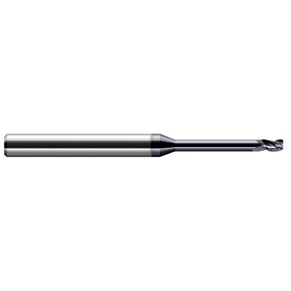 Picture of HARVEY Tool 43012-C3 .187 D x .015 R STB FL 8x RCH EM, AlTiN End Mill Standard Flute Standard Helix Carbide AlTiN Single End Corner Radius 0.0150 0.38MM