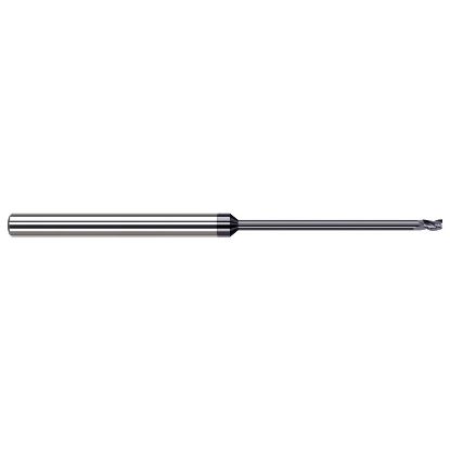 Picture of HARVEY Tool 977339-C3 .039 DIA Carbide STB FL 18x RCH EM, AlTiN End Mill Standard Flute Standard Helix Carbide AlTiN Single End Square Sharp