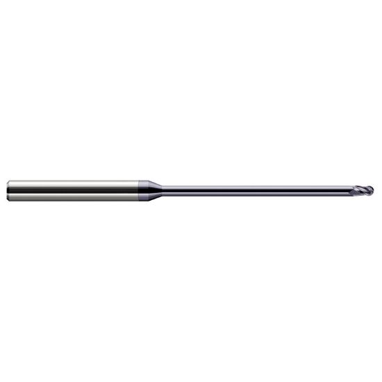 Picture of HARVEY Tool 59460-C3 .060 BALL Carbide STB FL 20x RCH EM, AlTiN End Mill Standard Flute Standard Helix Carbide AlTiN Single End Ball Nose
