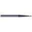 Picture of HARVEY Tool 37412-C6 .187 BALL x 3 DEG x .746 RCH 2 FL Nano End Mill Taper Flute Carbide AlTiN Single End Square Sharp