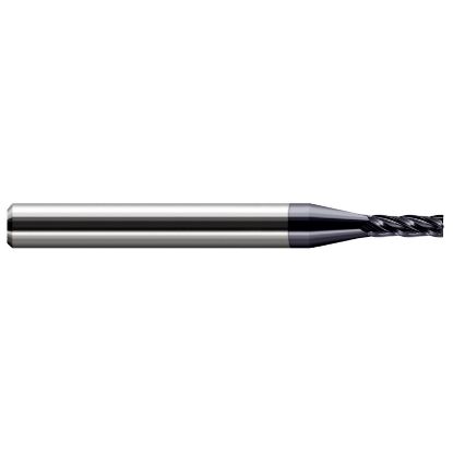Picture of HARVEY Tool 73199-C3 .250 DIA Carbide SQ EM, 4 FL, AlTiN End Mill Standard Flute Standard Helix Carbide AlTiN Single End Square Sharp