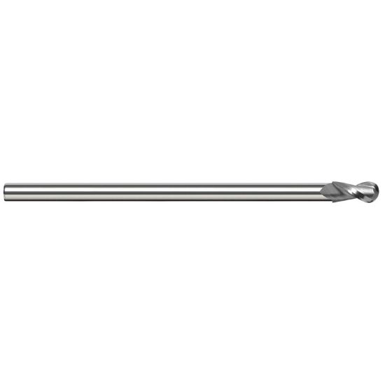 Picture of HARVEY Tool 24748 3/4 D x 5/8 Shank BALL EM, 2 FL End Mill Standard Flute Standard Helix Carbide Uncoated Single End Ball Nose
