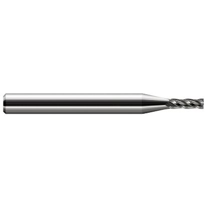 Picture of HARVEY Tool 72001 DIA 0.03MM LOC 0.0030 OAL 1.50 End Mill Standard Flute Standard Helix Carbide Uncoated Single End Square Sharp
