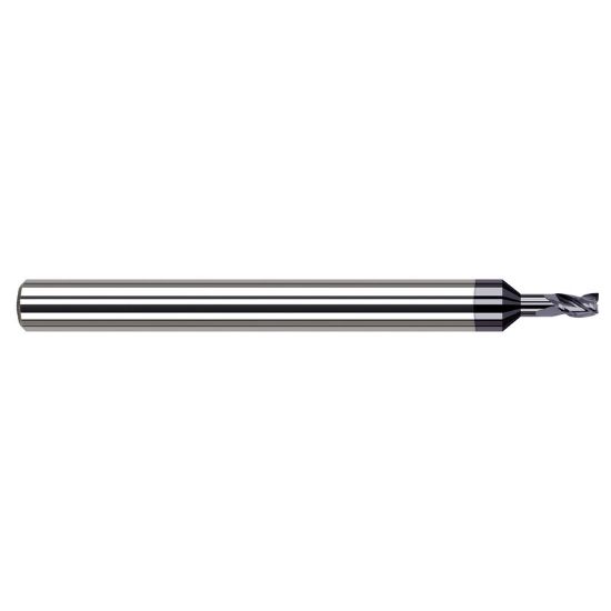 Picture of HARVEY Tool 47893-C3 .093 DIA Carbide STB FL 3x RCH EM, AlTiN End Mill Standard Flute Standard Helix Carbide AlTiN Single End Square Sharp