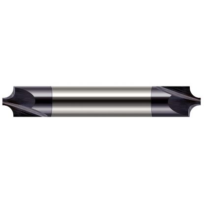 Picture of HARVEY Tool 941530-C3 .030R x .125 P FLRD CREM, DE 2 FL, AlTiN Corner Rounder Carbide AlTiN Double End Corner Rounder 0.0300 0.76MM