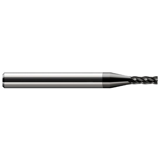 Picture of HARVEY Tool 73021-C4 .021 DIA Carbide SQ EM -4 FL, DIAMOND End Mill Standard Flute Standard Helix Carbide Diamond Single End Square Sharp