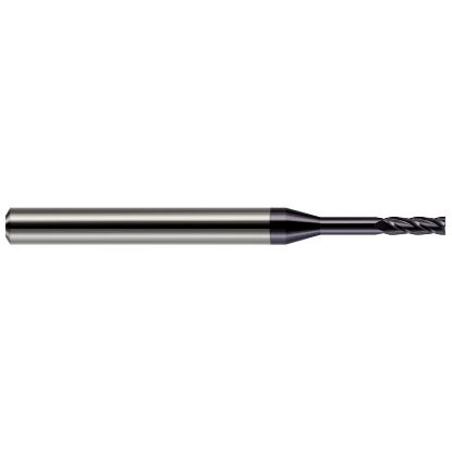 Picture of HARVEY Tool 76275-C3 .075 DIA Carbide Long RCH EM-2 FL, AlTiN End Mill Standard Flute Standard Helix Carbide AlTiN Single End Square Sharp