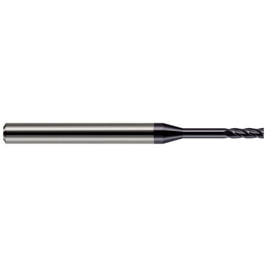 Picture of HARVEY Tool 76462-C3 .062 DIA Carbide LG RCH EM-4 FL AlTiN End Mill Standard Flute Standard Helix Carbide AlTiN Single End Square Sharp