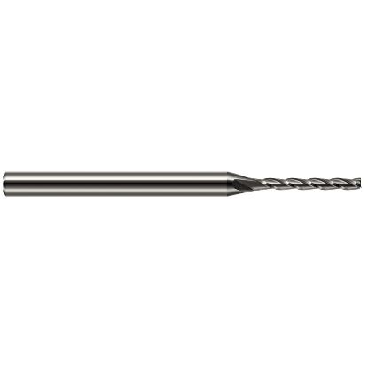 Picture of HARVEY Tool 897910 DIA 0.25MM LOC 0.0700 OAL 2.50 End Mill Standard Flute Standard Helix Carbide Uncoated Single End Square Sharp
