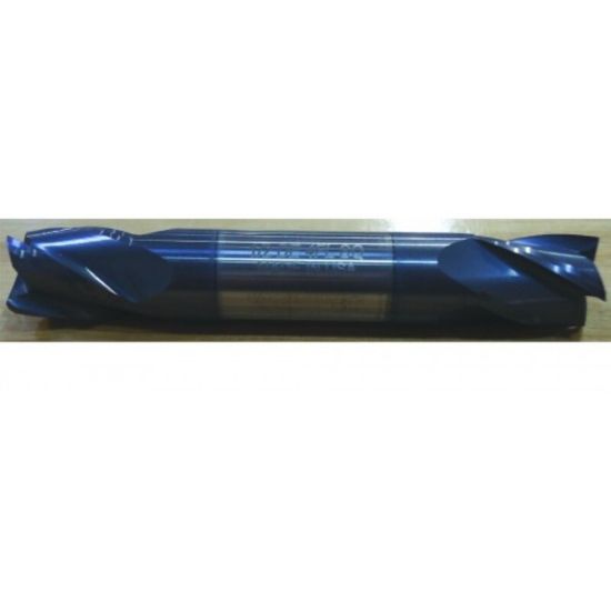 Picture of HTC 200-4750 DIA 3/4 SH 0.7500 LOC 0.8750 OAL 4.00 End Mill Standard Flute Standard Helix Carbide AlTiN Double End Square Sharp