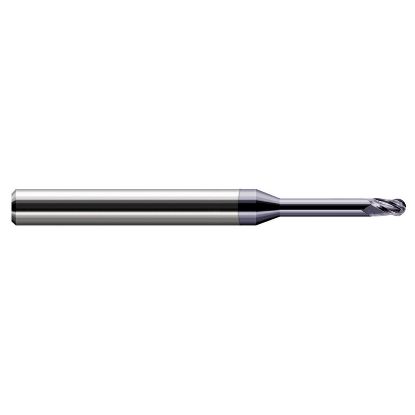 Picture of HARVEY Tool 868220-C3 .020 BALL Carbide STB FL 7x RCH EM, AlTiN End Mill Standard Flute Standard Helix Carbide AlTiN Single End Ball Nose