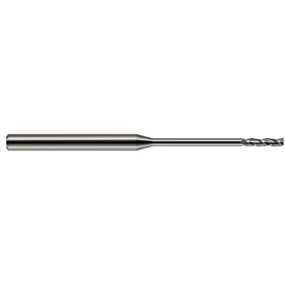Picture of HARVEY Tool 948247 DIA 0.047 LOC 0.2500 OAL 2.50 End Mill Standard Flute Standard Helix Carbide Uncoated Single End Square Sharp