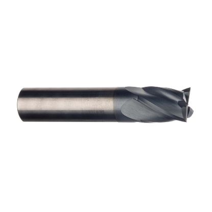 Picture of IMCO 31549 DIA 3/8 SH 0.3750 LOC 0.6250 OAL 2.00 End Mill Standard Flute Standard Helix Carbide AlTiN Single End Square Sharp General Purpose
