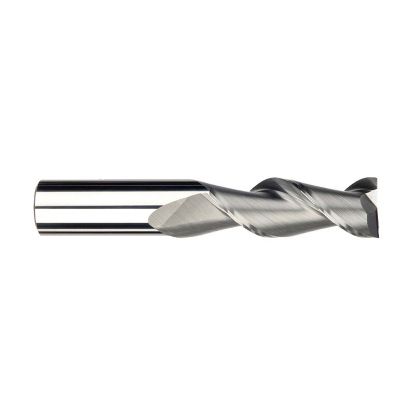 Picture of IMCO 32953 DIA 3/8 SH 0.3750 LOC 1.00 OAL 2.50 End Mill Standard Flute High Helix Carbide Uncoated Single End Square Sharp Streaker Mill