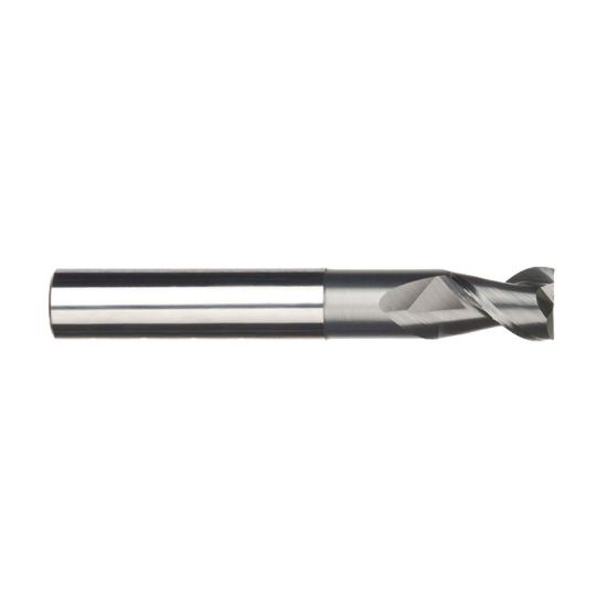 Picture of IMCO 33020 DIA 5/8 SH 0.6250 LOC 0.7500 OAL 5.00 End Mill Standard Flute High Helix Carbide Uncoated Single End Square Sharp Streaker Mill