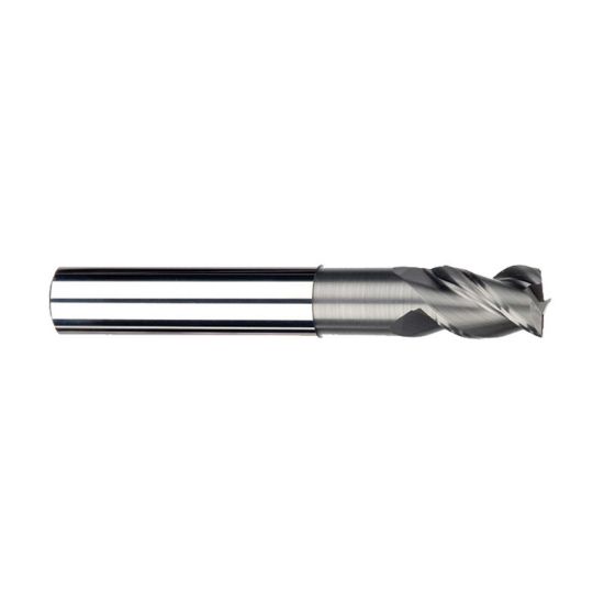 Picture of IMCO 33116 DIA 5/8 SH 0.6250 LOC 0.7500 OAL 6.00 End Mill Standard Flute High Helix Carbide Uncoated Single End Square Sharp Streaker Mill