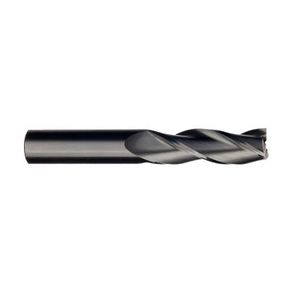 Picture of IMCO 33784 DIA 1/4 SH 0.2500 LOC 1.1250 OAL 3.00 End Mill Standard Flute Standard Helix Carbide Uncoated Single End Square Sharp General Purpose