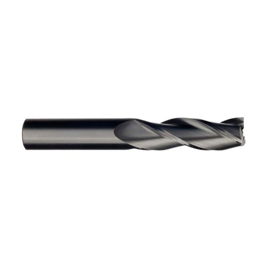 Picture of IMCO 33784 DIA 1/4 SH 0.2500 LOC 1.1250 OAL 3.00 End Mill Standard Flute Standard Helix Carbide Uncoated Single End Square Sharp General Purpose