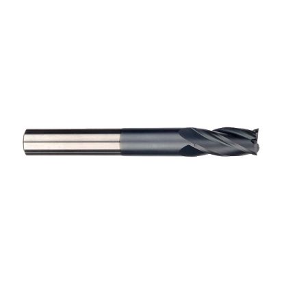 Picture of IMCO 34135 DIA 1/2 SH 0.50 LOC 3.00 OAL 6.00 End Mill Standard Flute Standard Helix Carbide AlTiN Single End Square Sharp General Purpose