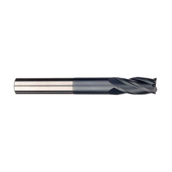 Picture of IMCO 34135 DIA 1/2 SH 0.50 LOC 3.00 OAL 6.00 End Mill Standard Flute Standard Helix Carbide AlTiN Single End Square Sharp General Purpose