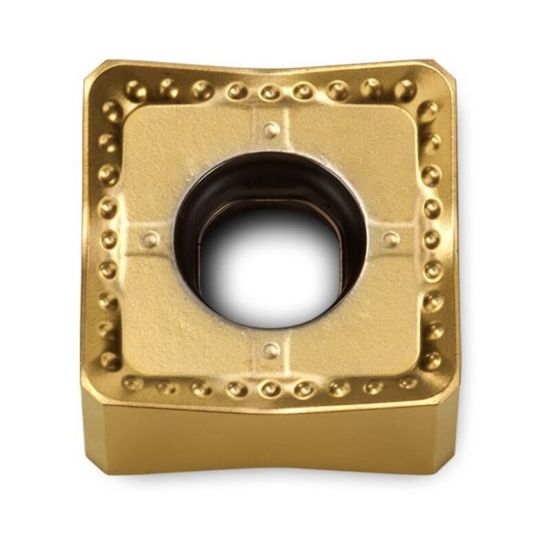 Picture of ICE SNKX 1206XTN CT5320 Milling Insert Square 0.031 Corner Radius TiAIN + TiN