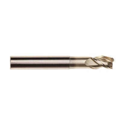 Picture of IMCO 61211 DIA 1 SH 1.00 LOC 1.2500 OAL 5.00 End Mill Standard Flute High Helix Carbide Uncoated Single End Square Sharp Streaker Mill