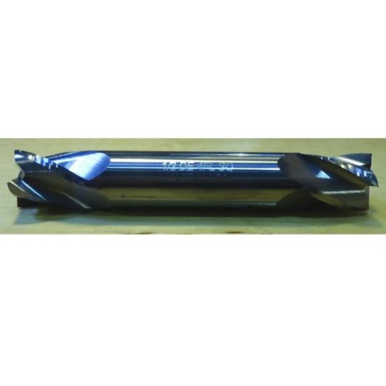 Picture of HTC 190-2250 DIA 1/4 SH 0.2500 LOC 0.50 OAL 2.50 End Mill Standard Flute Standard Helix Carbide Uncoated Double End Square Sharp