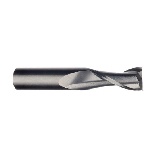 Picture of IMCO 30661 DIA 1/2 SH 0.50 LOC 1.00 OAL 3.00 End Mill Standard Flute Standard Helix Carbide Uncoated Single End Square Sharp General Purpose