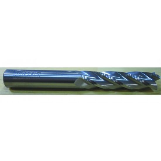 Picture of HTC 150-4100 DIA 1 SH 1.00 LOC 2.2500 OAL 5.00 End Mill Standard Flute Standard Helix Carbide Uncoated Single End Square Sharp