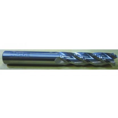 Picture of HTC 150-4250 DIA 1/4 SH 0.2500 LOC 1.1250 OAL 3.00 End Mill Standard Flute Standard Helix Carbide Uncoated Single End Square Sharp