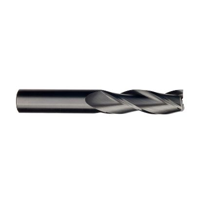 Picture of IMCO 33786 DIA 3/8 SH 0.3750 LOC 1.1250 OAL 3.00 End Mill Standard Flute Standard Helix Carbide Uncoated Single End Square Sharp General Purpose