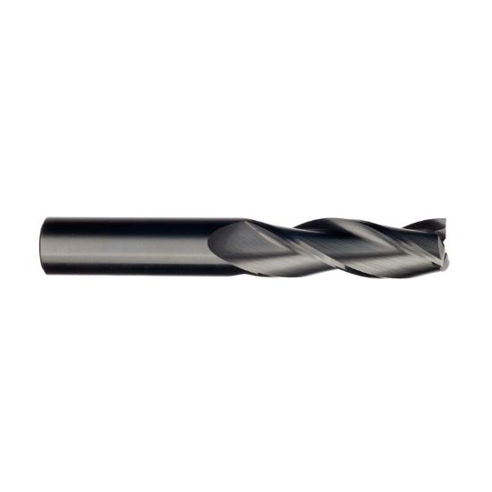 Picture of IMCO 33786 DIA 3/8 SH 0.3750 LOC 1.1250 OAL 3.00 End Mill Standard Flute Standard Helix Carbide Uncoated Single End Square Sharp General Purpose
