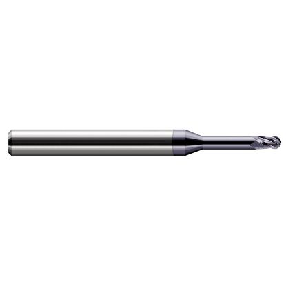 Picture of HARVEY Tool 860615-C3 .015 BALL Carbide STB FL 6x RCH EM, AlTiN End Mill Standard Flute Standard Helix Carbide AlTiN Single End Ball Nose