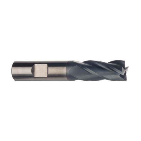 Picture of IMCO 39790 DIA 3/8 SH 0.3750 LOC 1.00 OAL 2.50 End Mill Standard Flute Standard Helix Carbide AlTiN Single End Square Sharp General Purpose