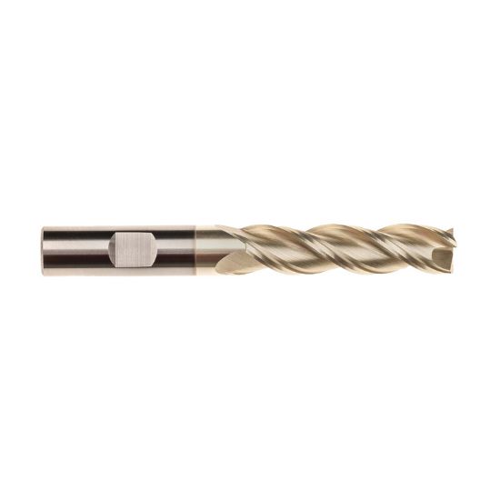 Picture of IMCO 61103 DIA 3/4 SH 0.7500 LOC 3.2500 OAL 6.00 End Mill Standard Flute High Helix Carbide Uncoated Single End Square Sharp Streaker Mill